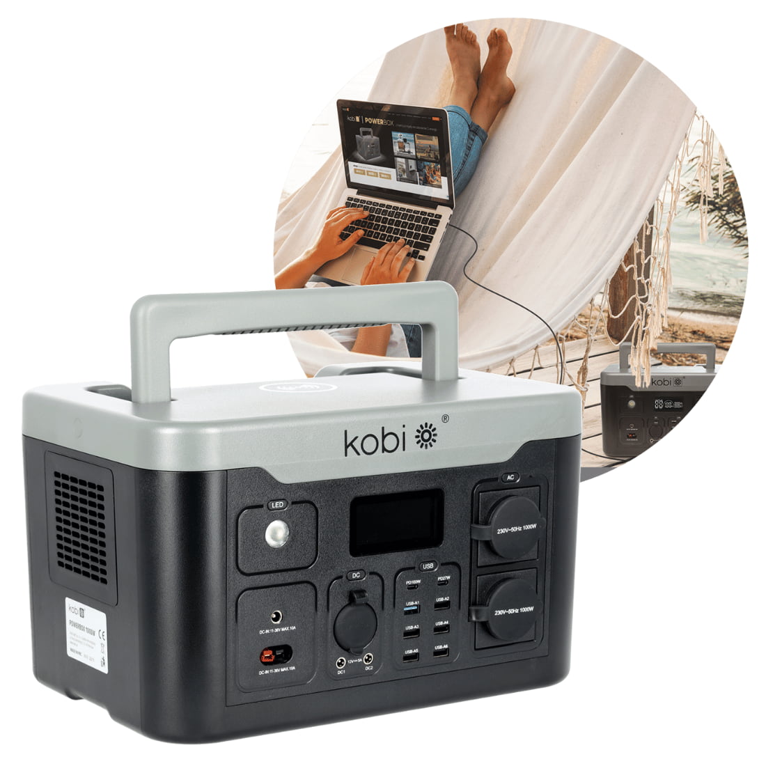 Power Station 230v Powerbank 1000w 1095wh